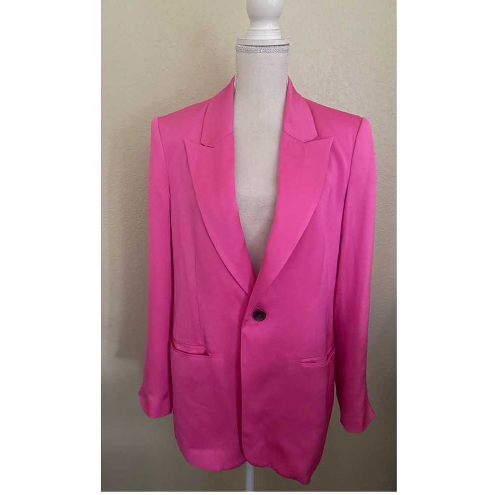 A.L.C. Hot Pink Bishop Oversized Blazer Size 4